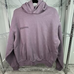 PANGAIA-Heavyweight Recycled Cotton Hoodie in Orchid Purple-Women’s Small